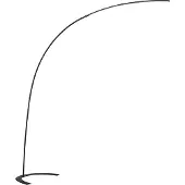 TRIO TR427511802, Zwart, Universeel, Metaal, IP20, Klasse II, Niet vervangbare lamp(en)
