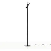 Foscarini Design vloerlamp Magneto, zwart, Woon-/ Eetkamer, metaal, Design, vloerlamp