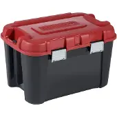 Keter Opbergkoffer Totem Pvc Zwart Rood 60l