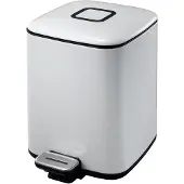 EKO Pedaalemmer Regent Step Bin 6L Wit