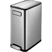 EKO Ecofly Step Bin Recycle 20 + 20L RVS