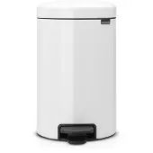 Brabantia pedaalemmer newicon 12 L wit wit Metaal Brabantia Prullenbak