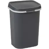 Curver Mistral afvalbak flat 25 liter antraciet