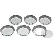 Kitchencraft Bakvorm Mini Ø 10 cm - 6 st