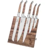 Laguiole Style de Vie Luxury Line koksmessenset - 5-delig - olijfhout