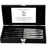 Laguiole Luxury Line steakmessen - RVS - 6 stuks