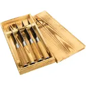Forged Olive Steakmes Set 4