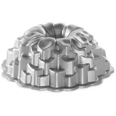 Nordic Ware Blossom tulbandvorm ø 26 cm aluminium grijs