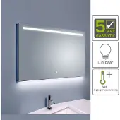 Boss & Wessing Bws ambi two led spiegel dimbaar condensvrij 100x60 cm