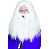 Smiffys Leuke tovenaarspruik Finn met baard