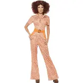Smiffy Authentieke 70's retro kostuum vrouw