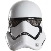 Vegaoo Stormtrooper - Star Wars VII masker 1/2 voor volwassenen - Verkleedmasker - One size