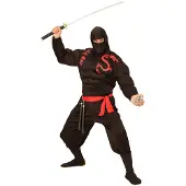 Widmann Ninja spieren kostuum voor volwassenen