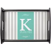 Yoursurprise Dienblad bedrukken - Rechthoek - Zwart - 23.5 x 37 cm