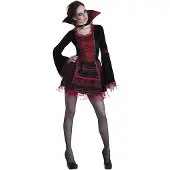 Boland verkleedjurk Vampire Empress zwart/rood