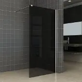 Wiesbaden douchewand rookglas | nano coating | inloopdouche