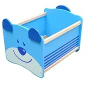 I'm Toy Speelgoed Opbergstapelkist Beer - Blauw