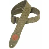 Levys Leathers MSSC8-GRN katoenen gitaarband, groen