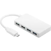 Goobay USB C hub - (USB C naar 4 x USB A, Busgevoed)