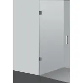 Sanilux Nisdeur starck profielloos 90x200 cm 8 mm veiligheidsglas