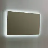 Sanilux Spiegel mirror infinity 100x70x4,1 cm aluminium met led verlichting en touch sensor