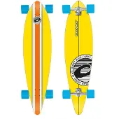 Osprey Stripe Longboard 40 inch - Geel