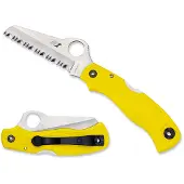 Spyderco Vouwmes Saver Salt Serrated Yellow