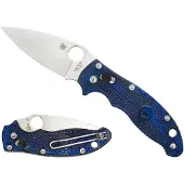 Spyderco Vouwmes Manix 2 PE Blauw