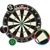 Unicorn Darts Eclipse HD Trainer Bristle Board PDC-Qualität Wettkampfziel