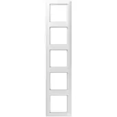 JUNG 5-voudig afdekraam AS585WW glanzend alpine wit