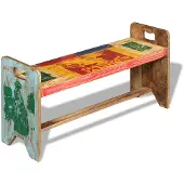 vidaXL Bank 100x30x50 cm massief gerecycled hout