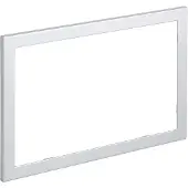 Geberit Omega 60 afdekraam voorbedieningsplaat Chroom Geborsteld