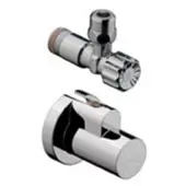 Hansgrohe Hoekstopkraan met G 3/8 aansluiting, chroom