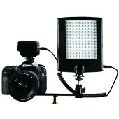 Falcon Eyes LED Lamp met Flitser DV-120FV op Batterij