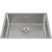 Togo R series spoelbak 50x40cm vlakinbouw, onderbouw, opbouw RVS 50R