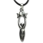 EtNox zilveren hanger Goddess