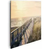 Reinders! Decoratief Paneel Strandpad Bij Schemering 50x40cm Mdf
