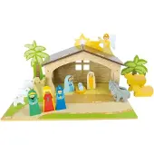 Small Foot Speelset kribbe van hout