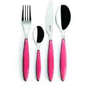 Fratelli Guzzini Feeling bestekset Clear red, 24 delar