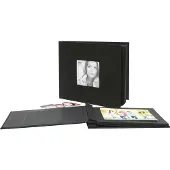 Deknudt Frames kleefalbum zwart met kaft in linnen