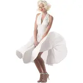 California Costumes Sexy Marylin kostuum voor vrouwen - Verkleedkleding - Large