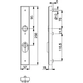 Hoppe Smalschild 2280Kt 250X37 Pc92 F1 3*