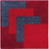 Floris Graduale - Badmat - Rood - 60 x 60 cm