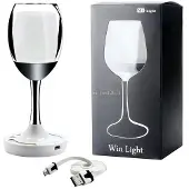 ABC-led RGB/CW tafellamp design LED wijn glas