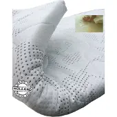 Slaaploods.nl Splittopper - Traagschuim Deluxe - 180x210x8 cm - Wit