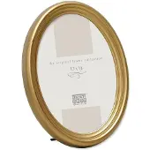 Deknudt ovalen fotokader goud kunststof