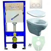 Geberit up100 duofix toiletset met SPHINX pot
