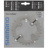 Shimano plateau XT FCM785 28T-AJ 10S 10S 64 mm argent