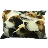 Mars & More *canvas kussen foxhounds 35x50cm*