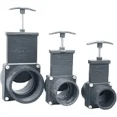 Valterra schuifkraan 2 x lijmmof 160mm (RVS schuif)